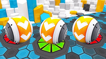 GYRO BALLS - All Levels NEW UPDATE Gameplay Android, iOS #186 GyroSphere Trials
