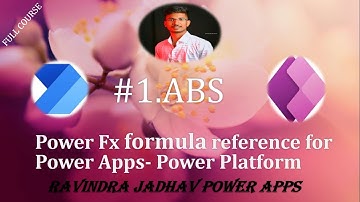 Abs functions in Power Apps #PowerApps #AbsFuntionInPowerApps #PowerFx#MicrosoftFormulaReference