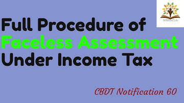 Full Procedure of Faceless Assessment under Income Tax