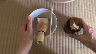 表千家　薄茶　風炉　丸卓　初心者向け　基本的なお点前　　　Japanese Tea Ceremony Basical Procedure