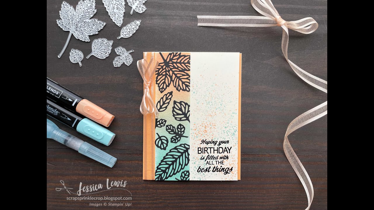 Intricate Leaves Card Tutorial