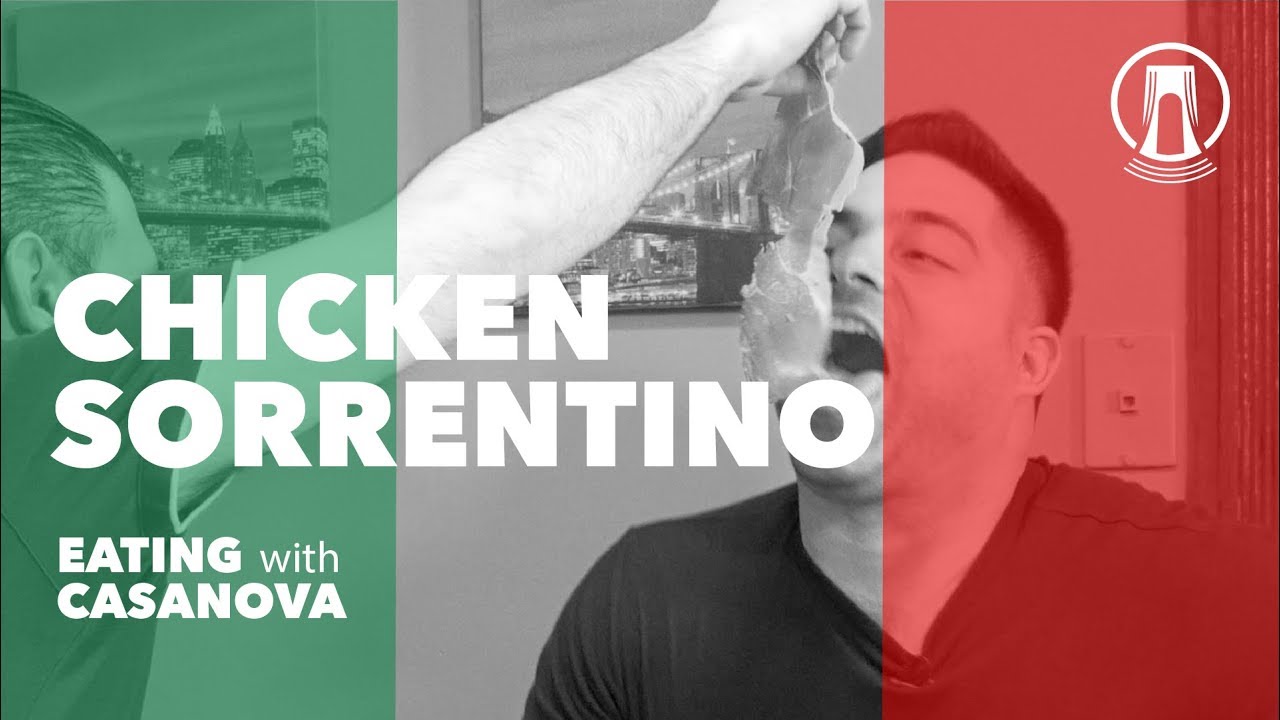 Eating Chicken Sorrentino with Casanova