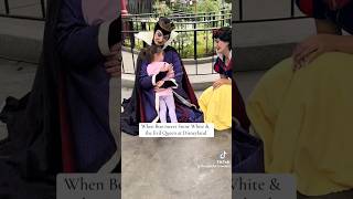 Young Boo Hugs evilqueen At disneyland tiktok  Courtesy Of thoughtfultravellers snowwhite
