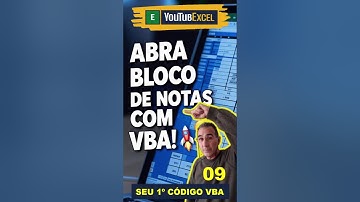 Programe sem saber nada / Abrir Aplicativos APP (VBA BÁSICO 9)