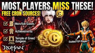 Download lagu Most Players Miss These FREE CRON Sources in R.O.H.A.N. 2 Global For F2P Player