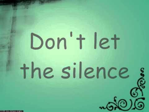 Alexandra Burke The Silence Lyrics - YouTube