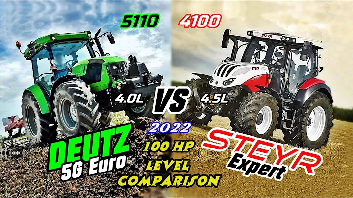 Deutz 5110 5G Euro 3 VS Steyr 4100 Expert - All level comparison on 100 hp/Which is better? [2022]