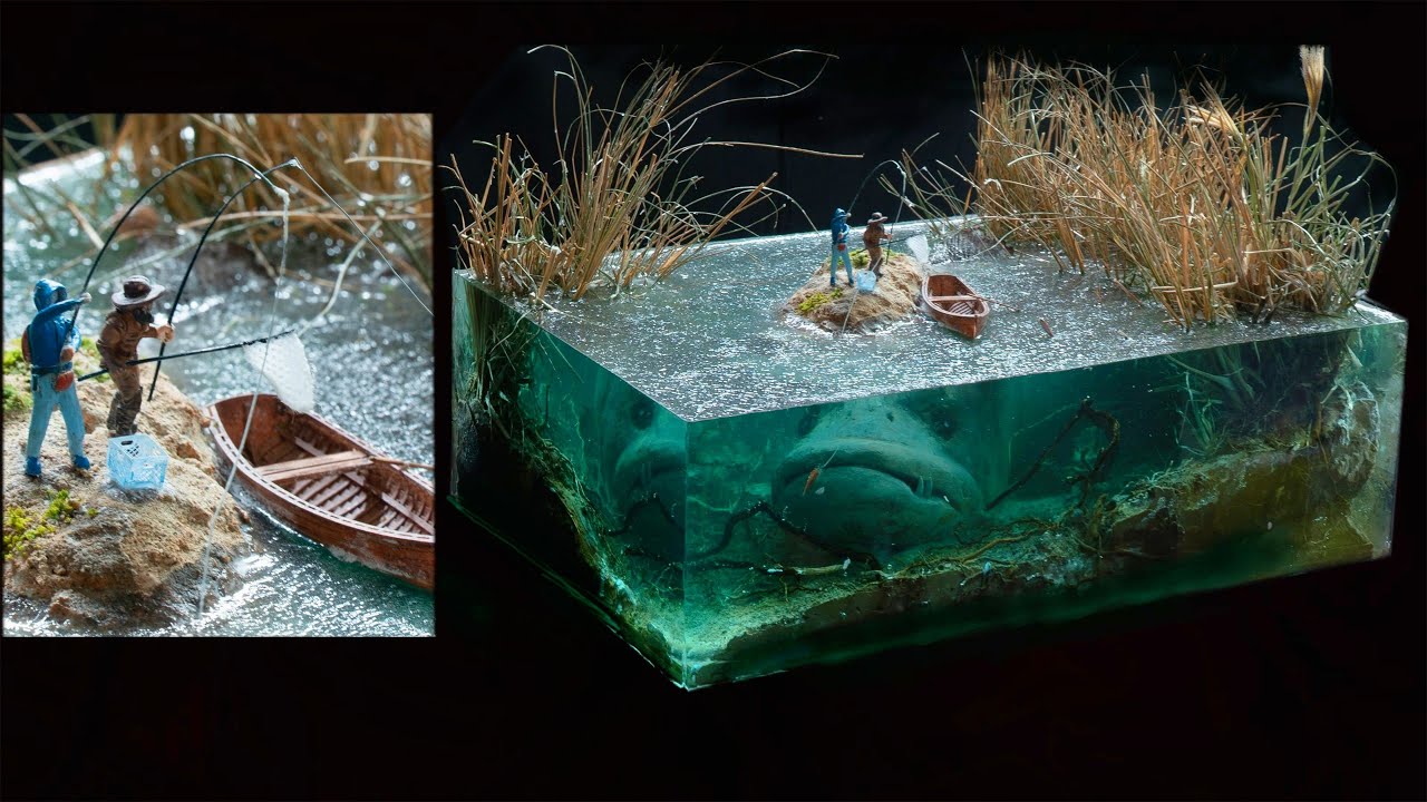 They thought It was small island / Diorama  / Creepy Grouper