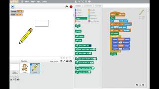 Scratch Program to find Area of Rectangle