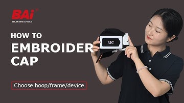 How to Embroider Cap | BAi Embroidery Machine