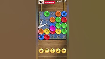 Buttons & Scissors Level 13 #gameplay #casualgaming #games #mobilegaming #strategy #androidgames