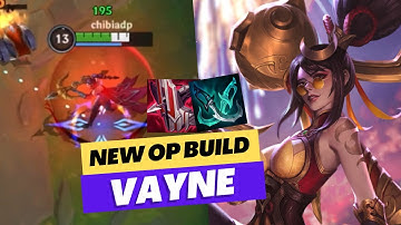 CARRY WITH VAYNE WILD RIFT BUILD FULL CRITICAL !