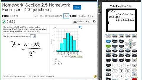 Dr  Swiersz Video Solving Section 2 5 Homework Exercises #16 Through #18   20171211 Stats