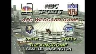 19831224 Afc Wild Card Denver Broncos Vs Seattle Seahawks