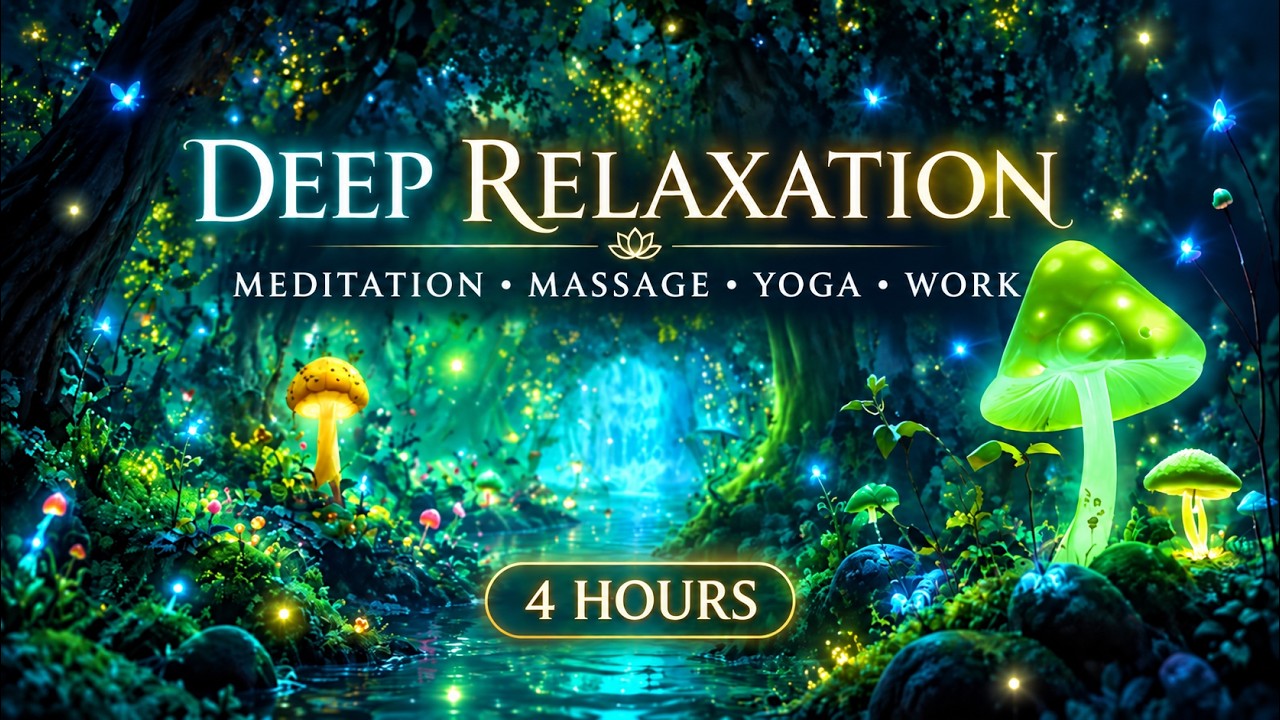 Deep Relaxation Music 🌙 Baby Sleep, Focus & Relaxation, Work, Meditation, Massage & Yoga | 4 Hours