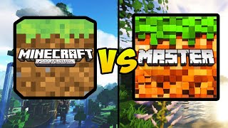 &quot;MINECRAFT POCKET EDITION VS MASTERCRAFT FREE&quot; (MCPE, Master Craft, Mobile Games, iOS, Android)