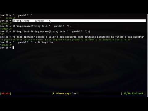 Como funciona o pipe operator do Elixir
