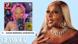 Mary J. Blige Watches Fan Covers on TikTok | Glamour