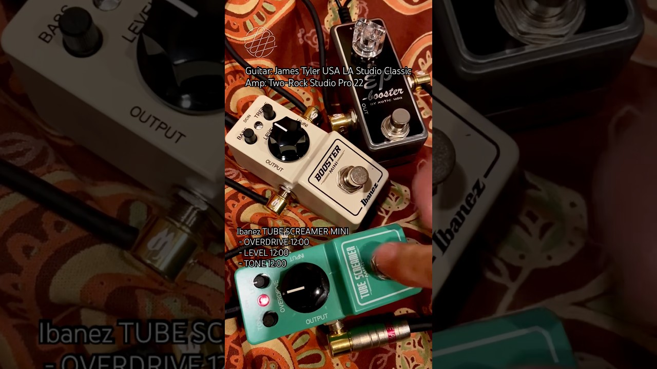 Xotic EP Booster, Ibanez Booster MINI, Tube Screamer MINI