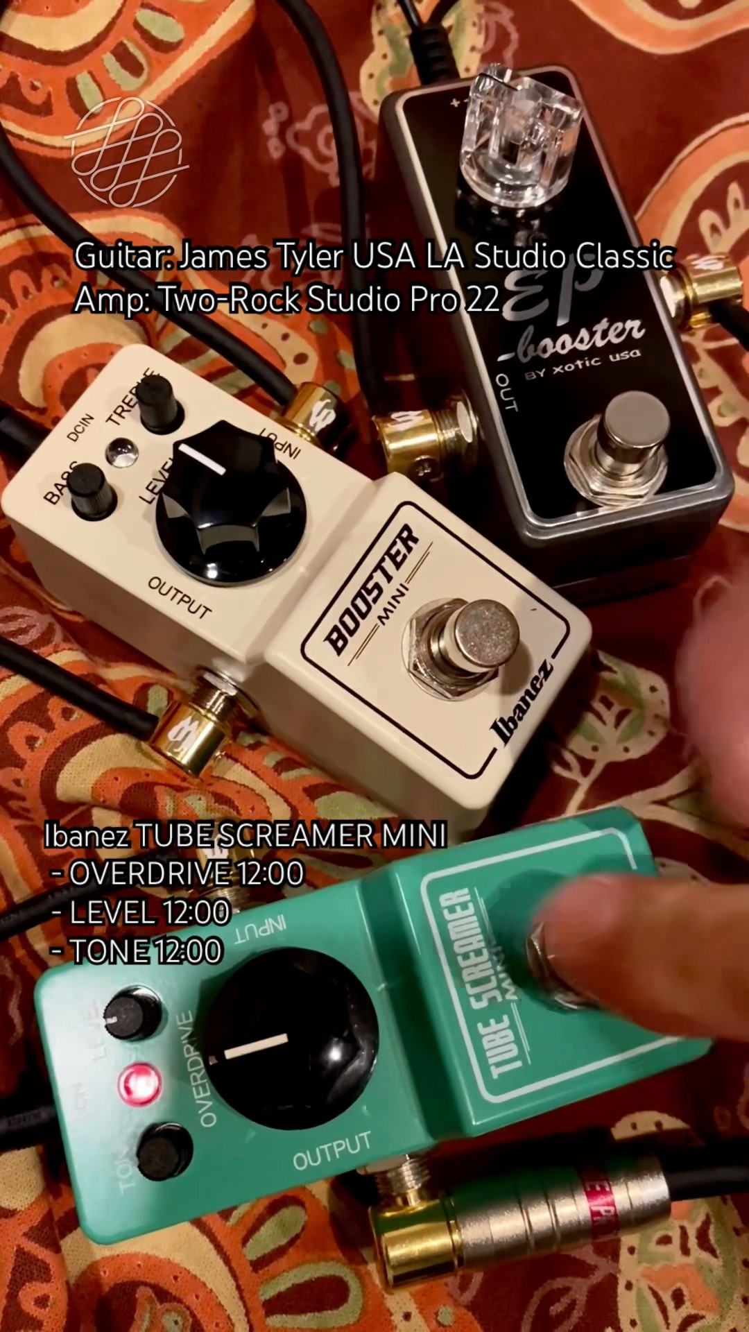 Xotic EP Booster, Ibanez Booster MINI, Tube Screamer MINI