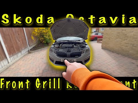 Skoda Octavia MK3 vRS Front Grill Removal Replacement - Skoda Octavia RS 2.0 TSI 2018