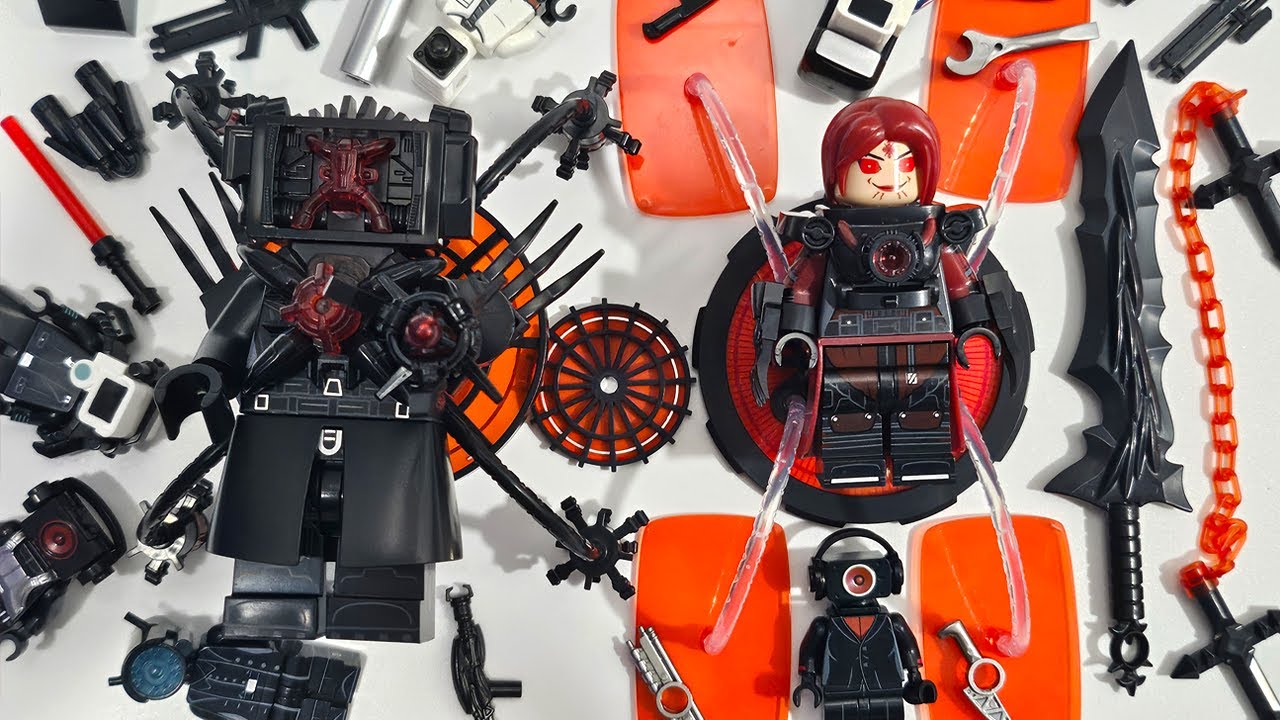 LEGO Skibidi Toilet Duchess Astro Toilet | Watchman of Doom | Cameraman LEGO Unofficial Большие ф...