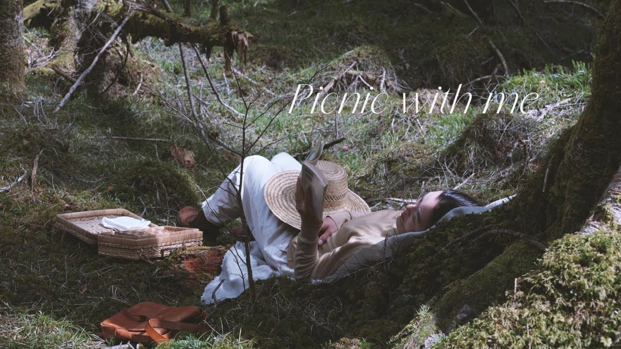 slow life in the forest | picinic with me. 森でピクニックしましょう