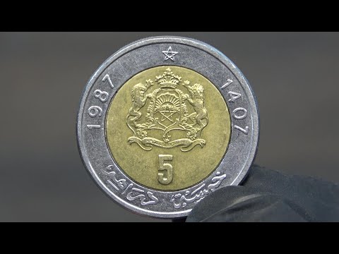 続・モロッコ硬貨磨き Moroccan 5DH coin polish