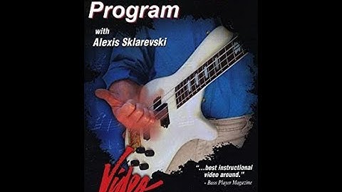 Alexis Sklarevski - The Slap Bass Program [Instructional Video]
