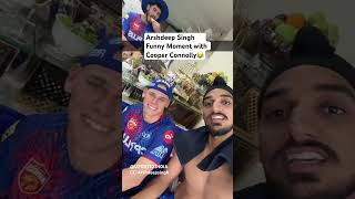 Arshdeep Singh Funny Paint Moment  with Cooper Connolly | Punjab Kings Fun 😂