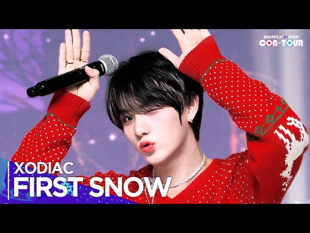 [Simply K-Pop CON-TOUR] XODIAC(소디엑) - 'FIRST SNOW(첫 눈)' _ Ep.597 | [4K] class=