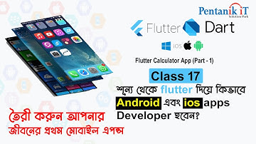 Flutter Calculator App Bangla tutorial (Part - 1) | TextField Flutter | Pentanik IT