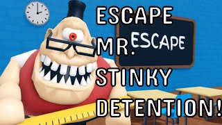 ESCAPE MR. STINKY DETENTION! (OBBY) | Roblox gameplay + Full Walkthrough