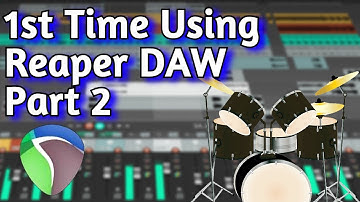 REAPER Daw Tutorial For Beginners - Making Music with FREE Vst Plugins - Programming Drums (Part 2)