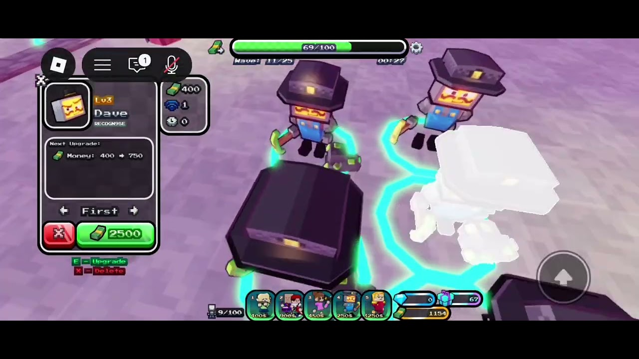 Voxel defenders: Remix |Roblox | Beating toy factory map solo| 