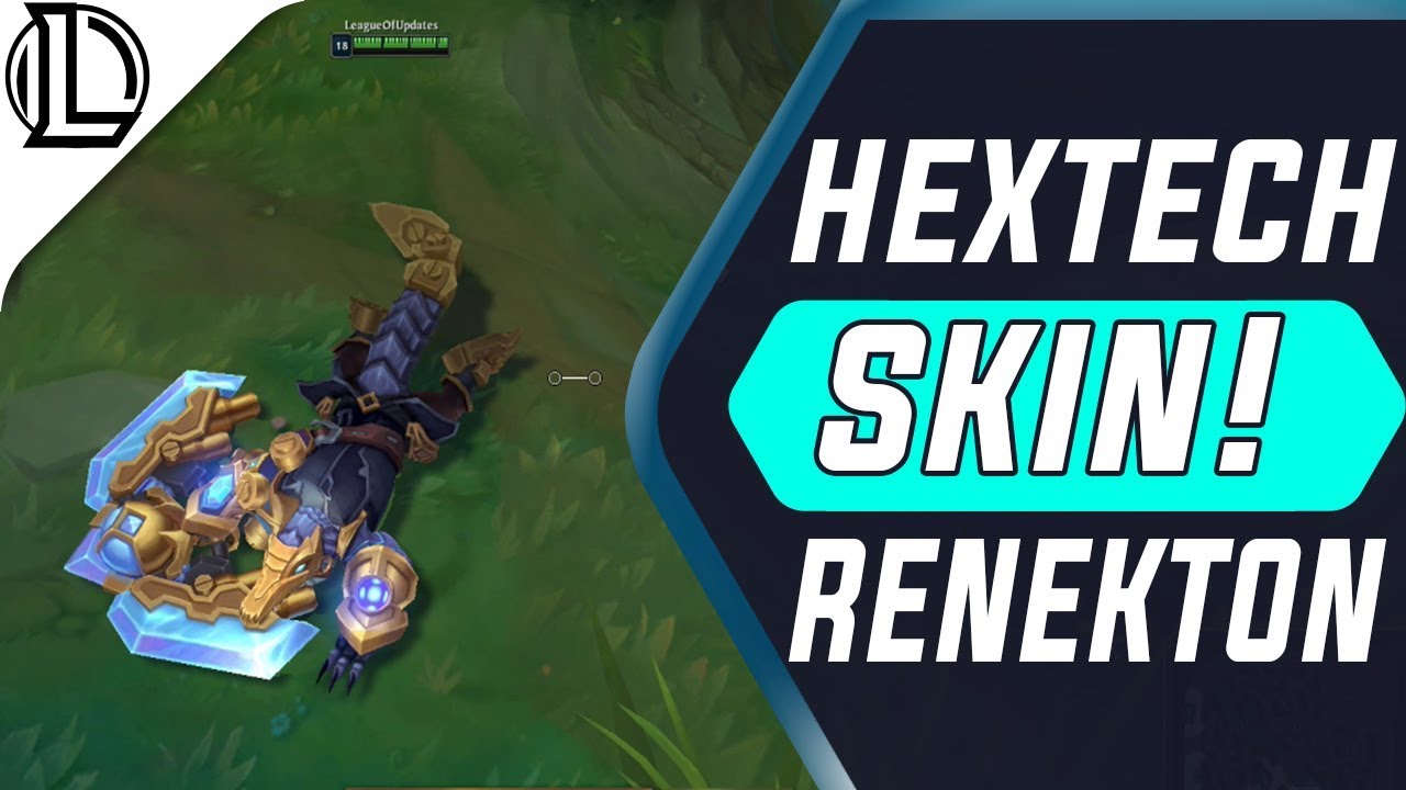 Hextech RENEKTON New Skin Spotlight League of Legends YouTube