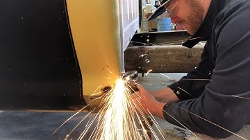 1976 Ford F100 Cab Corner Rust Repair Part 1