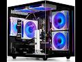 Gaming PC Desktop Ryzen 7 5700X, GeForce RTX 5060, 32G DDR4 RAM, 1TB NVME SSD, Prebuilt Tower