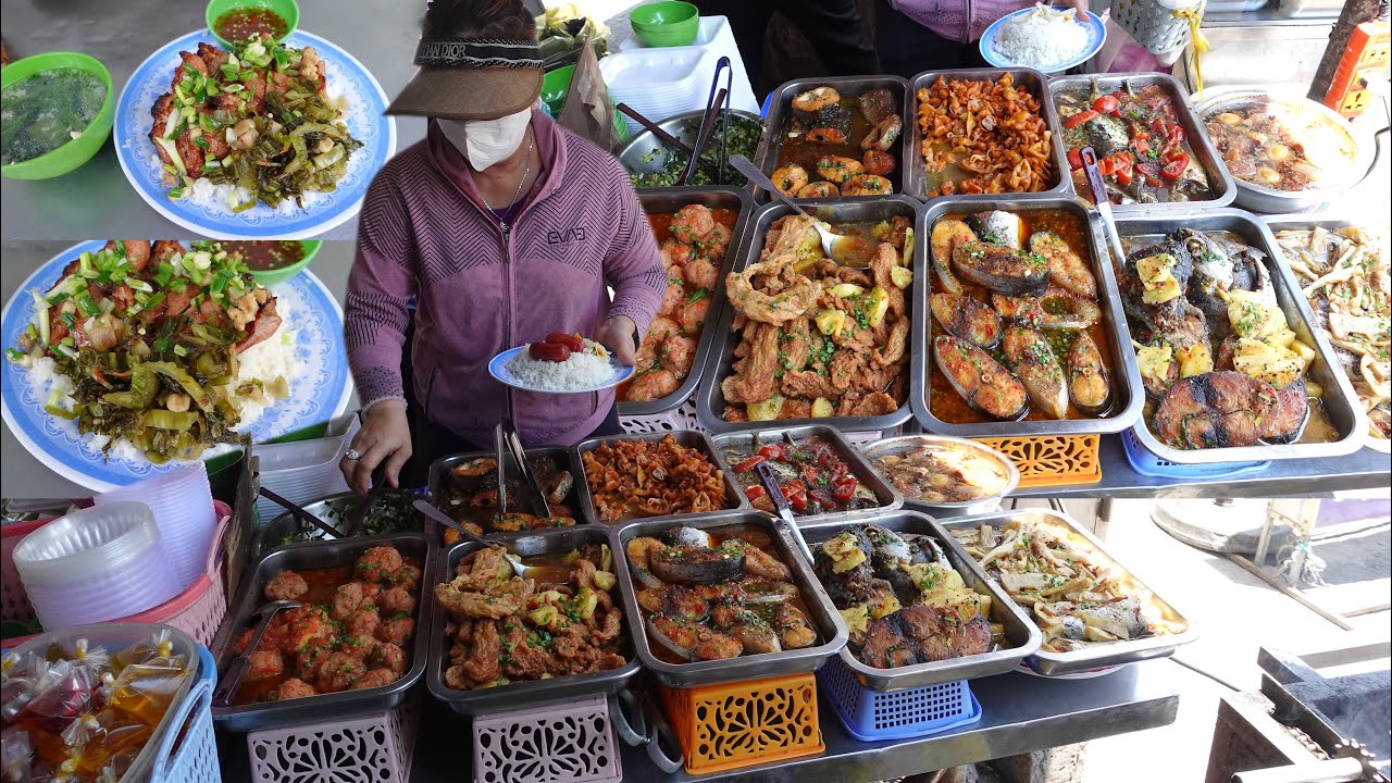 Quán cơm bình dân ngoại thành Sài Gòn hút khách đặc biệt món sườn ngày nướng ba nồi mới đủ bán