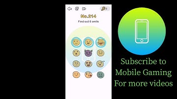Brain Out Level 214 - Find out 6 smile