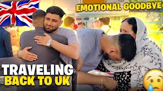 EMOTIONAL GOODBYE || Travelling back to Uk