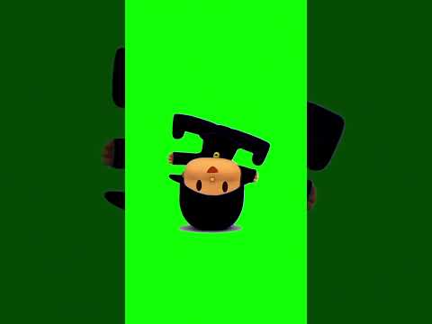 Black Pocoyo Dance Green Screen Pocoyo Dance 
