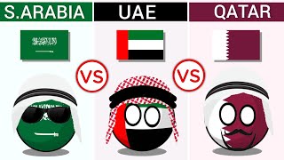 Saudi Arabia vs UAE vs Qatar - Country Comparison