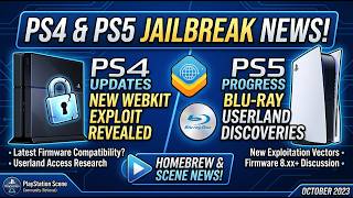 PS5 Jailbreak News & PS4 Jailbreak News! New WebKit Exploit, Blu-Ray Userland Exploit