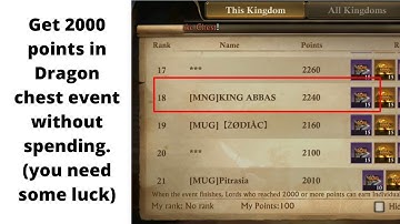 KING OF AVALON: Get 2000 points in dragon chest without spending (you need some luck)