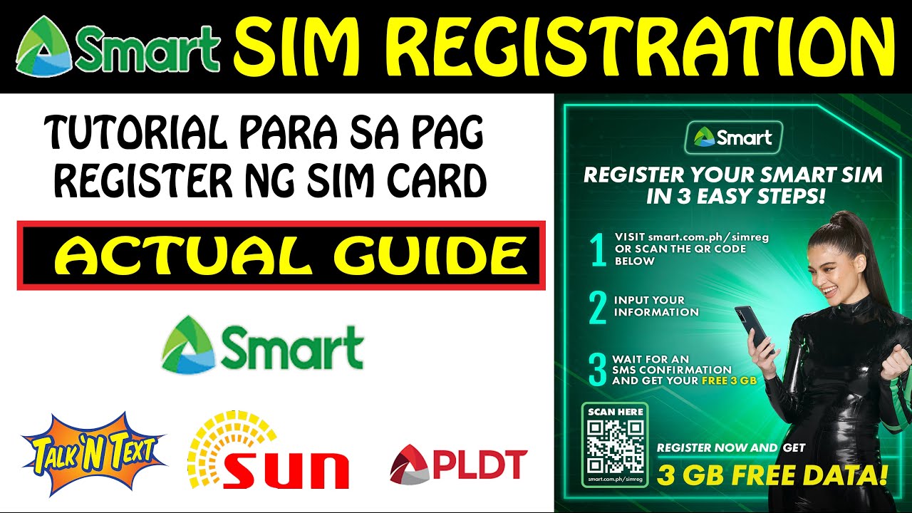 Paano Mag Register Ng Simcard Sa Smart Simcard Registration Tutorial 