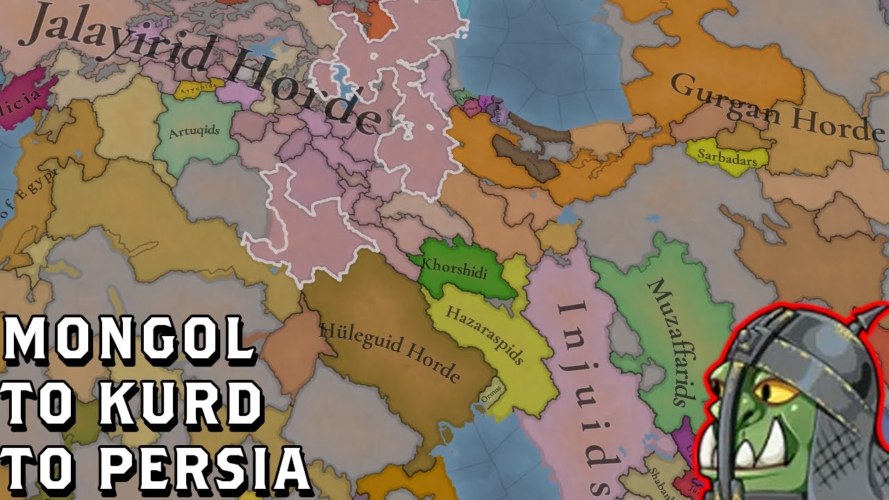 Mongols to Kurdistan to Persia challenge