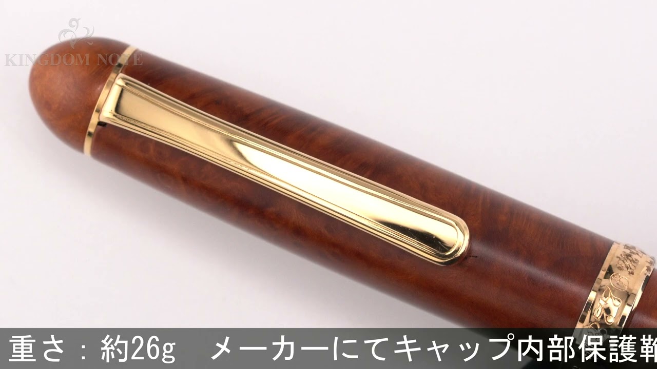 PLATINUM 万年筆 #3776 ブライヤー 中字 (旧型/エボナイトペン芯