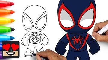 How To Draw Miles Morales Spider Man