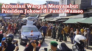Kunjungan Presiden Jokowi di Pasar Wameo Kota Bau bau Part1